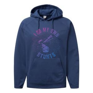 Kendama Stunts I Do My Own Spirit Of Kendama Cute Gift Performance Fleece Hoodie