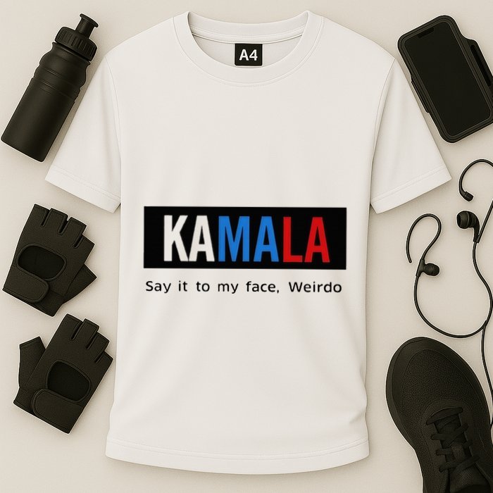 Kamala Say It To My Face Weirdo Cooling Performance Crew T-Shirt