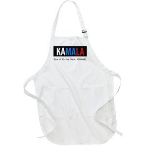 Kamala Say It To My Face Weirdo Full-Length Apron With Pockets