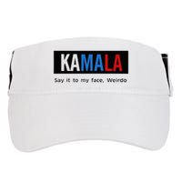 Kamala Say It To My Face Weirdo Adult Drive Performance Visor