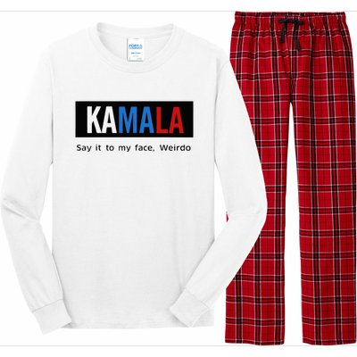 Kamala Say It To My Face Weirdo Long Sleeve Pajama Set