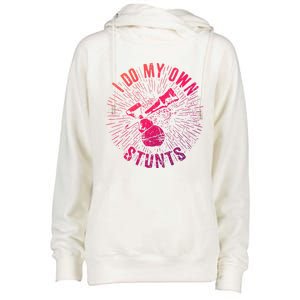 Kendama Stunts I Do My Own Spirit Of Kendama Cute Gift Womens Funnel Neck Pullover Hood