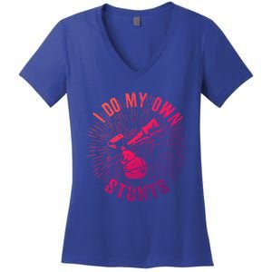 Kendama Stunts I Do My Own Spirit Of Kendama Cute Gift Women's V-Neck T-Shirt