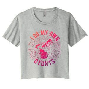 Kendama Stunts I Do My Own Spirit Of Kendama Cute Gift Women's Crop Top Tee