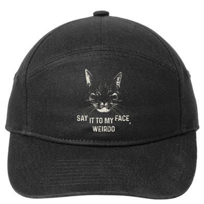 Kamala Say It To My Face Weirdo 7-Panel Snapback Hat