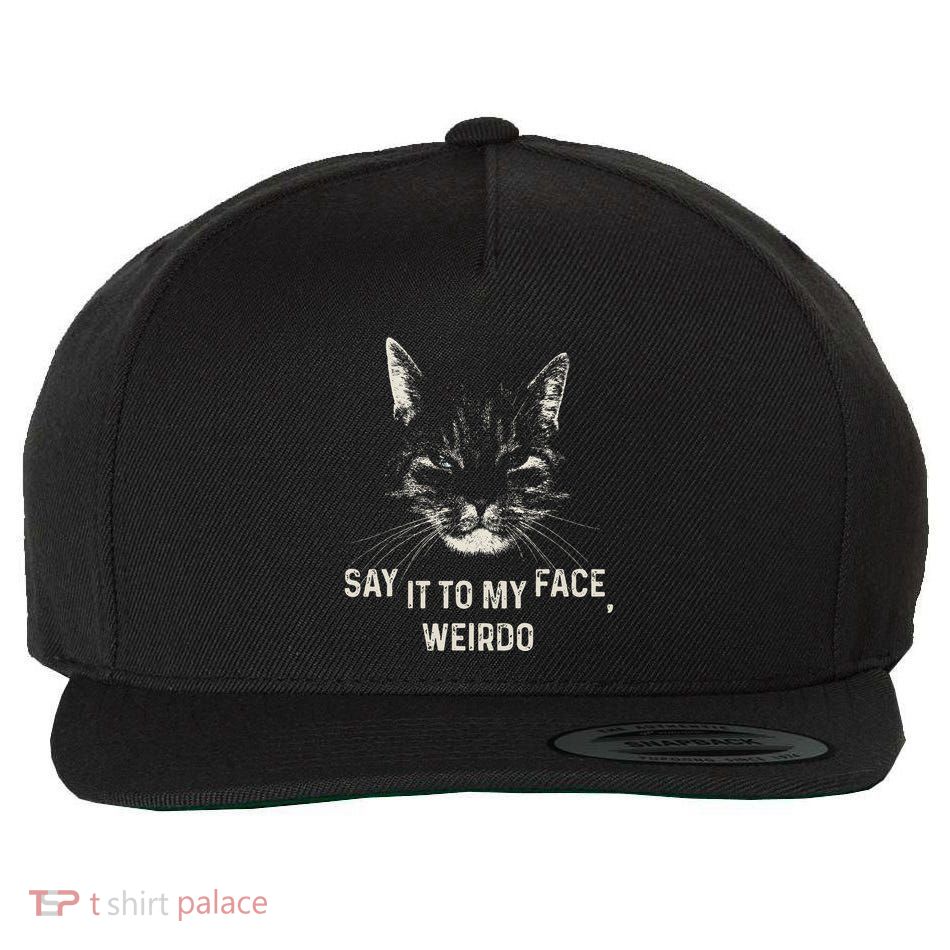 Kamala Say It To My Face Weirdo Wool Snapback Cap