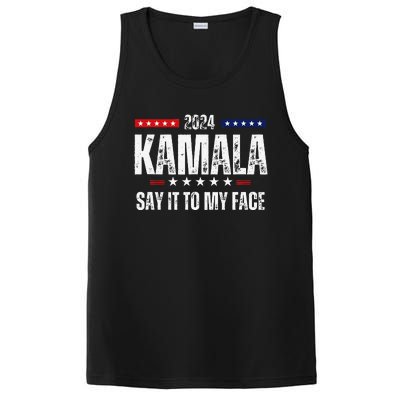 Kamalaharris Say It To My Face Vote For 2024 President PosiCharge Competitor Tank