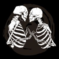 Kissing Skeletons In Love Cooling Performance Crew T-Shirt