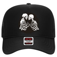 Kissing Skeletons In Love Trucker Hat