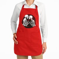 Kissing Skeletons In Love Apron