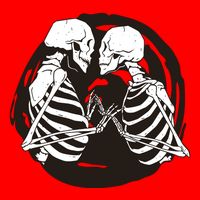 Kissing Skeletons In Love Tall T-Shirt
