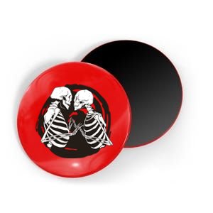 Kissing Skeletons In Love Magnet