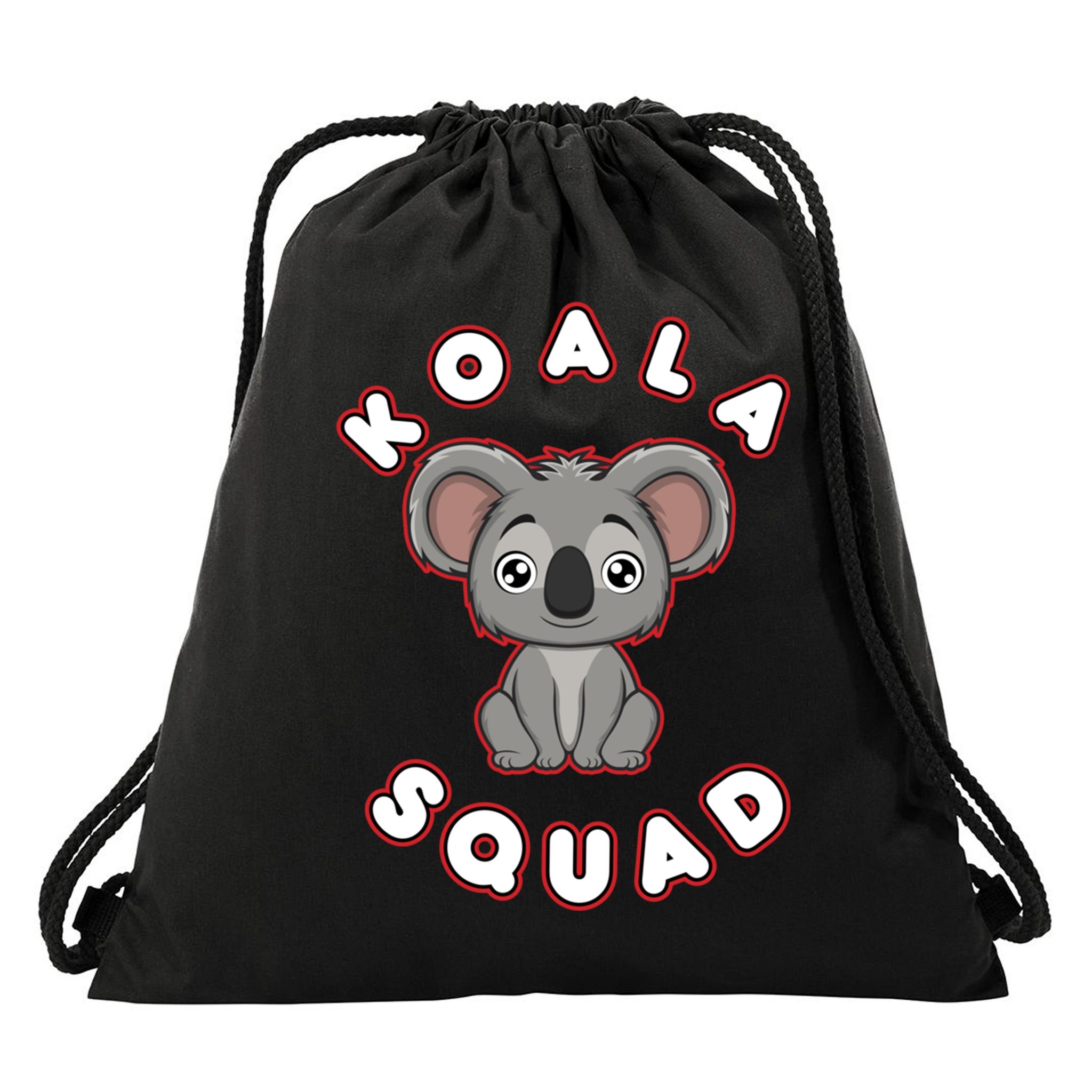 Koala Squad Ironic Koala Team Eucalyptus Cool Gift Drawstring Bag