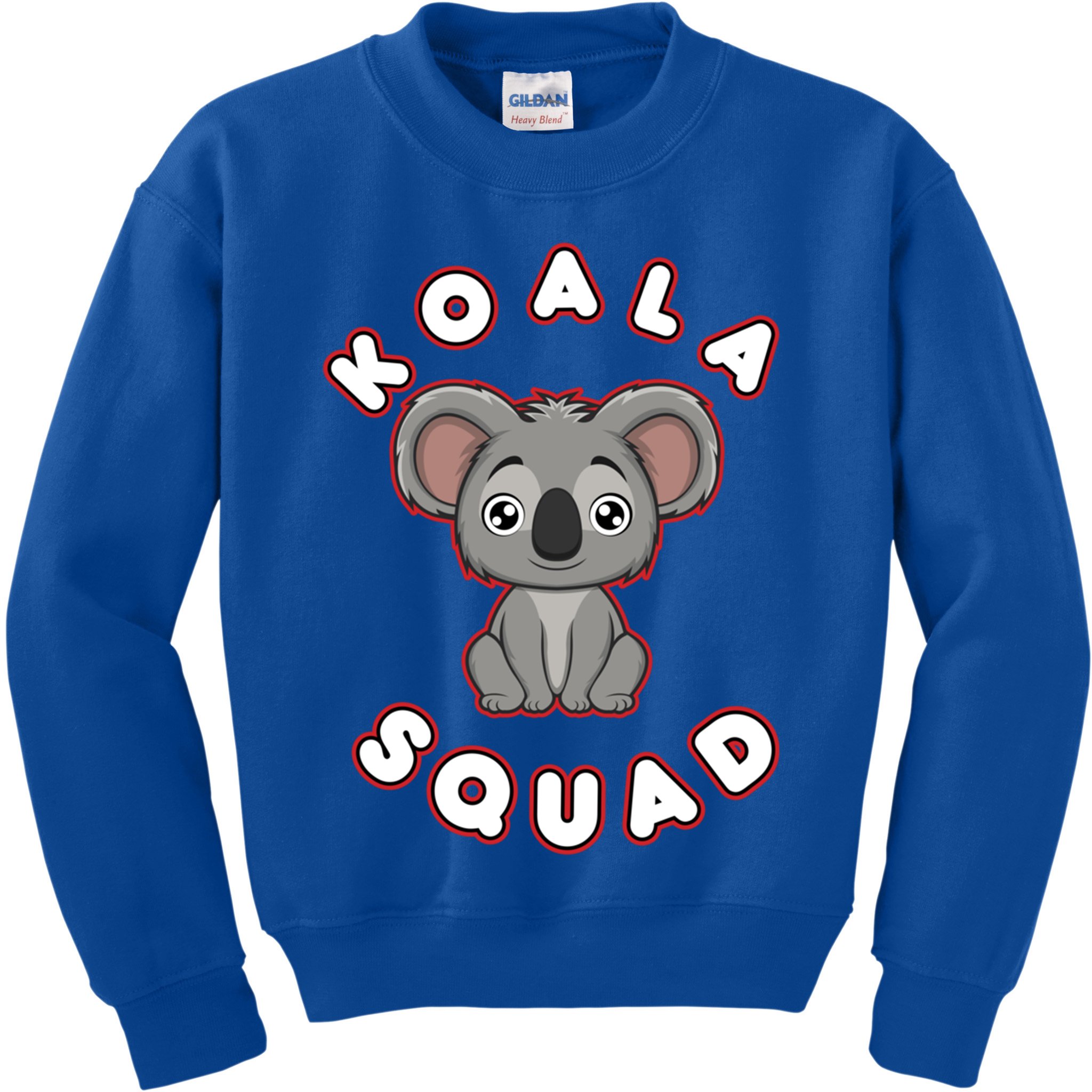 Koala Squad Ironic Koala Team Eucalyptus Cool Gift Kids Sweatshirt