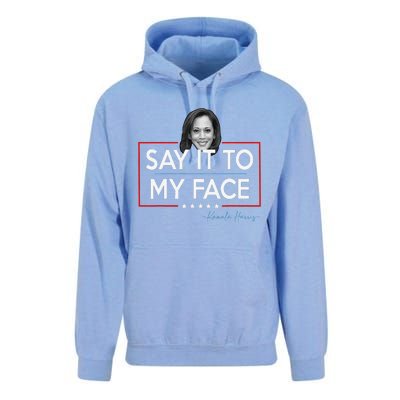 Kamala Say It To My Face Funny Kamala 2024 For President Unisex Surf Hoodie