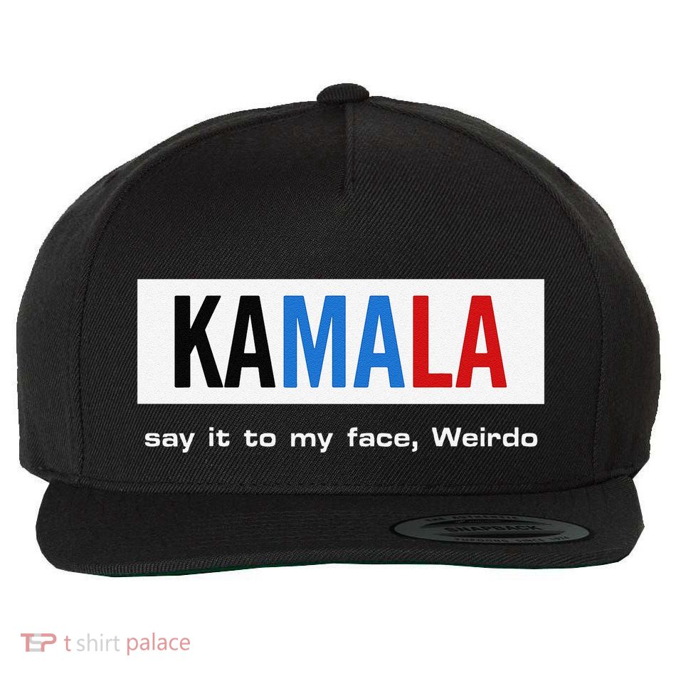 Kamala Say It To My Face Weirdo Wool Snapback Cap