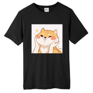 Kawaii Shiba Inu Tall Fusion ChromaSoft Performance T-Shirt