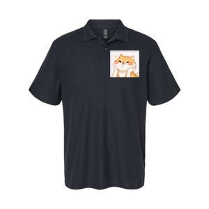 Kawaii Shiba Inu Softstyle Adult Sport Polo