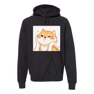 Kawaii Shiba Inu Premium Hoodie