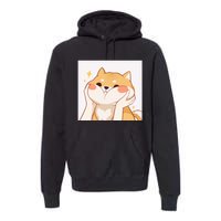 Kawaii Shiba Inu Premium Hoodie