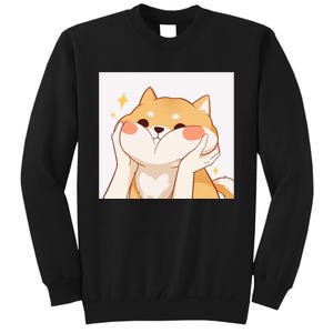 Kawaii Shiba Inu Tall Sweatshirt