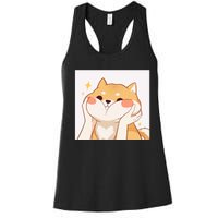 Kawaii Shiba Inu Women's Racerback Tank