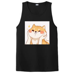 Kawaii Shiba Inu PosiCharge Competitor Tank