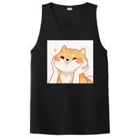 Kawaii Shiba Inu PosiCharge Competitor Tank