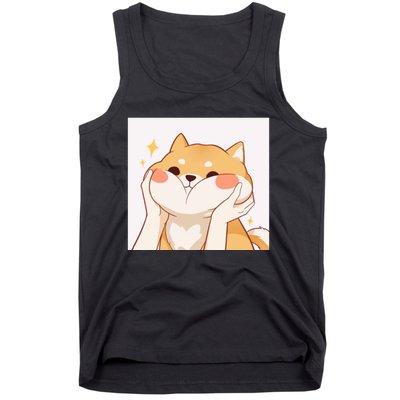 Kawaii Shiba Inu Tank Top