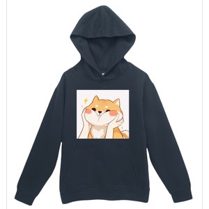 Kawaii Shiba Inu Urban Pullover Hoodie