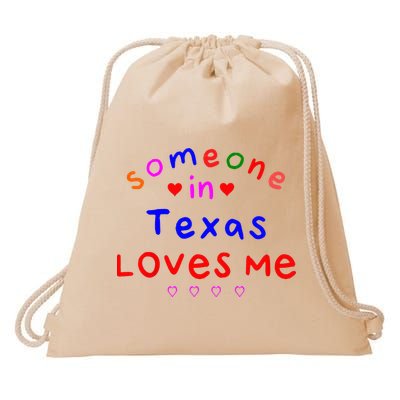 Kids Someone In Texas Loves Me Kids Drawstring Bag