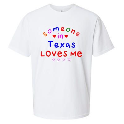 Kids Someone In Texas Loves Me Kids Sueded Cloud Jersey T-Shirt