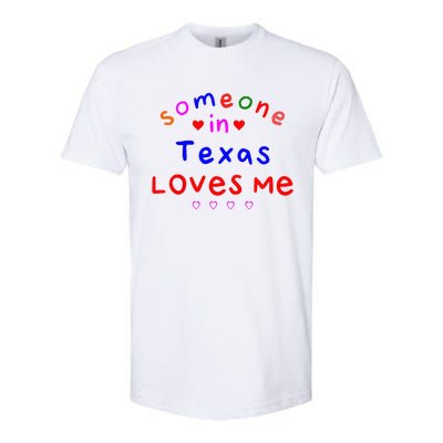 Kids Someone In Texas Loves Me Kids Softstyle CVC T-Shirt