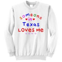 Kids Someone In Texas Loves Me Kids Sweatshirt