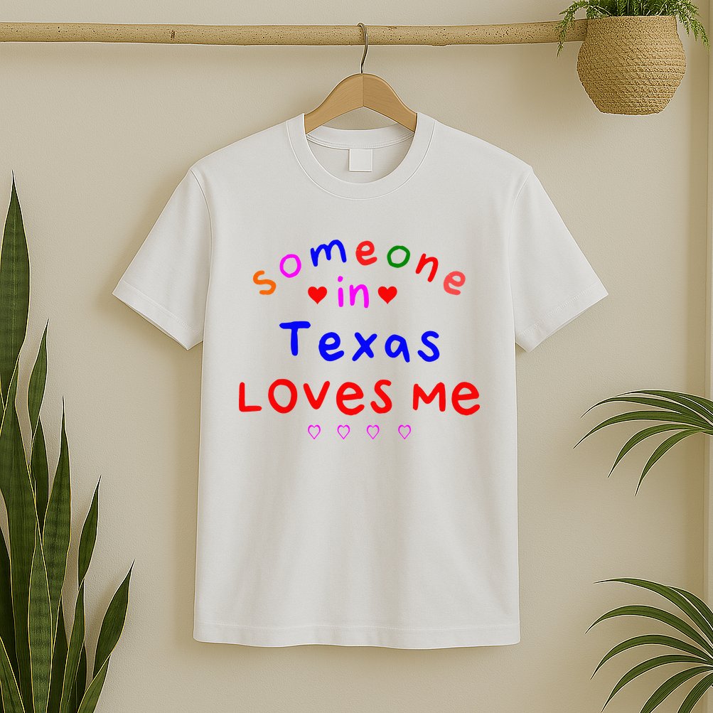 Kids Someone In Texas Loves Me Kids T-Shirt