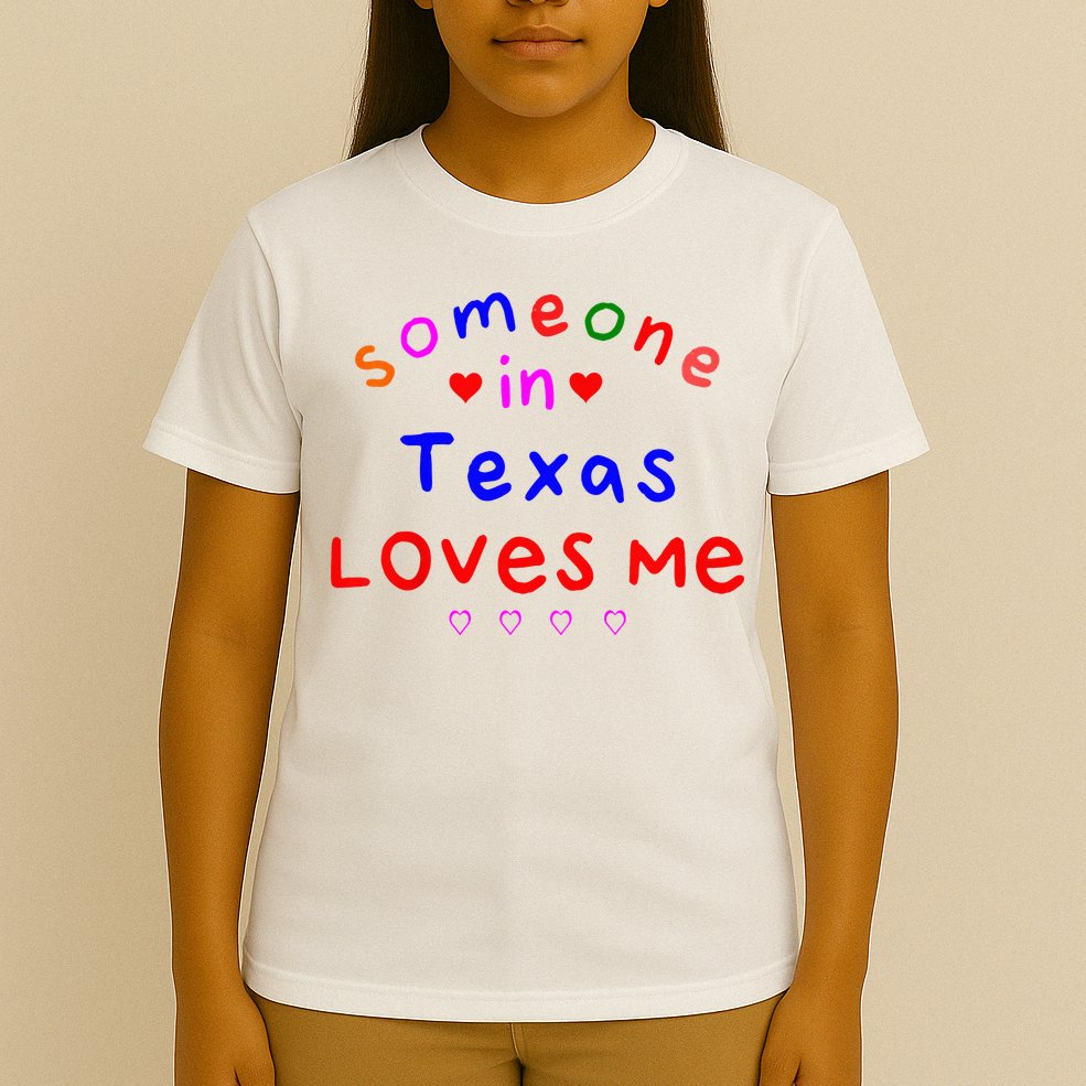 Kids Someone In Texas Loves Me Kids T-Shirt
