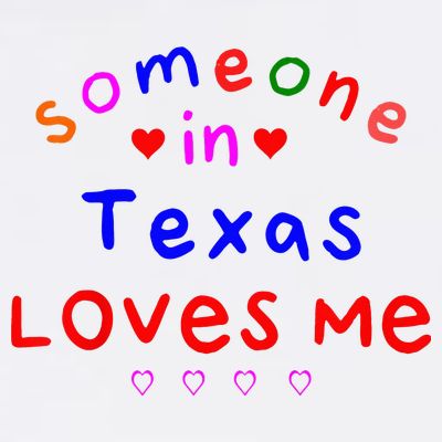 Kids Someone In Texas Loves Me Kids T-Shirt