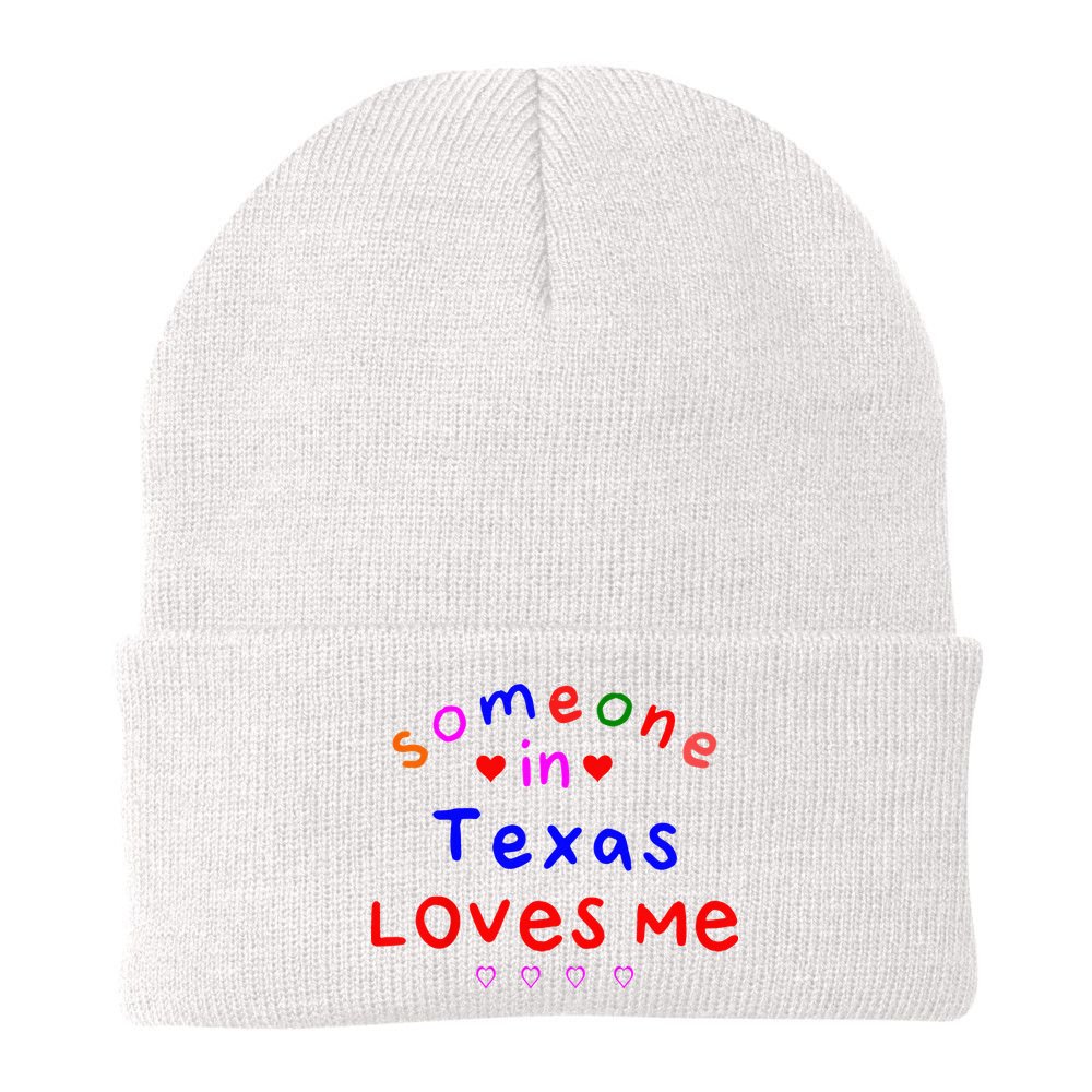 Kids Someone In Texas Loves Me Kids Beanie