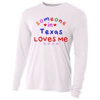 Kids Someone In Texas Loves Me Kids Cooling Performance Long Sleeve Crew