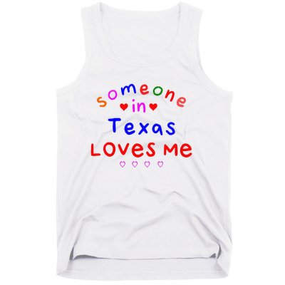 Kids Someone In Texas Loves Me Kids Tank Top