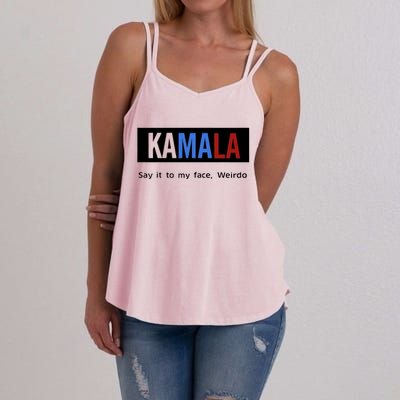 Kamala Say It To My Face Weirdo Women's Strappy Tank