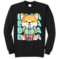 Kawaii Shiba Inu Dog Bubble Tea Boba Anime Neko Japan Sweatshirt