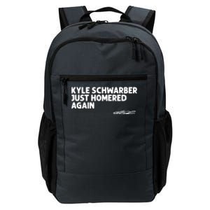 Kyle Schwarber Just Homered Again Daily Commute Backpack