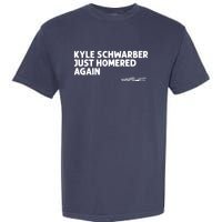 Kyle Schwarber Just Homered Again Garment-Dyed Heavyweight T-Shirt