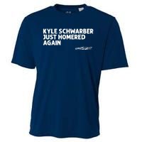 Kyle Schwarber Just Homered Again Cooling Performance Crew T-Shirt