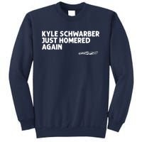 Kyle Schwarber Just Homered Again Sweatshirt