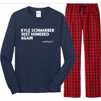 Kyle Schwarber Just Homered Again Long Sleeve Pajama Set