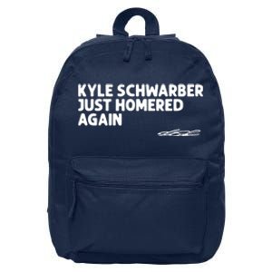 Kyle Schwarber Just Homered Again 16 in Basic Backpack