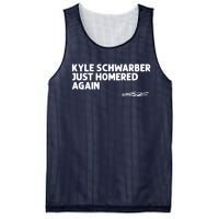 Kyle Schwarber Just Homered Again Mesh Reversible Basketball Jersey Tank