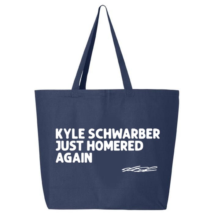 Kyle Schwarber Just Homered Again 25L Jumbo Tote